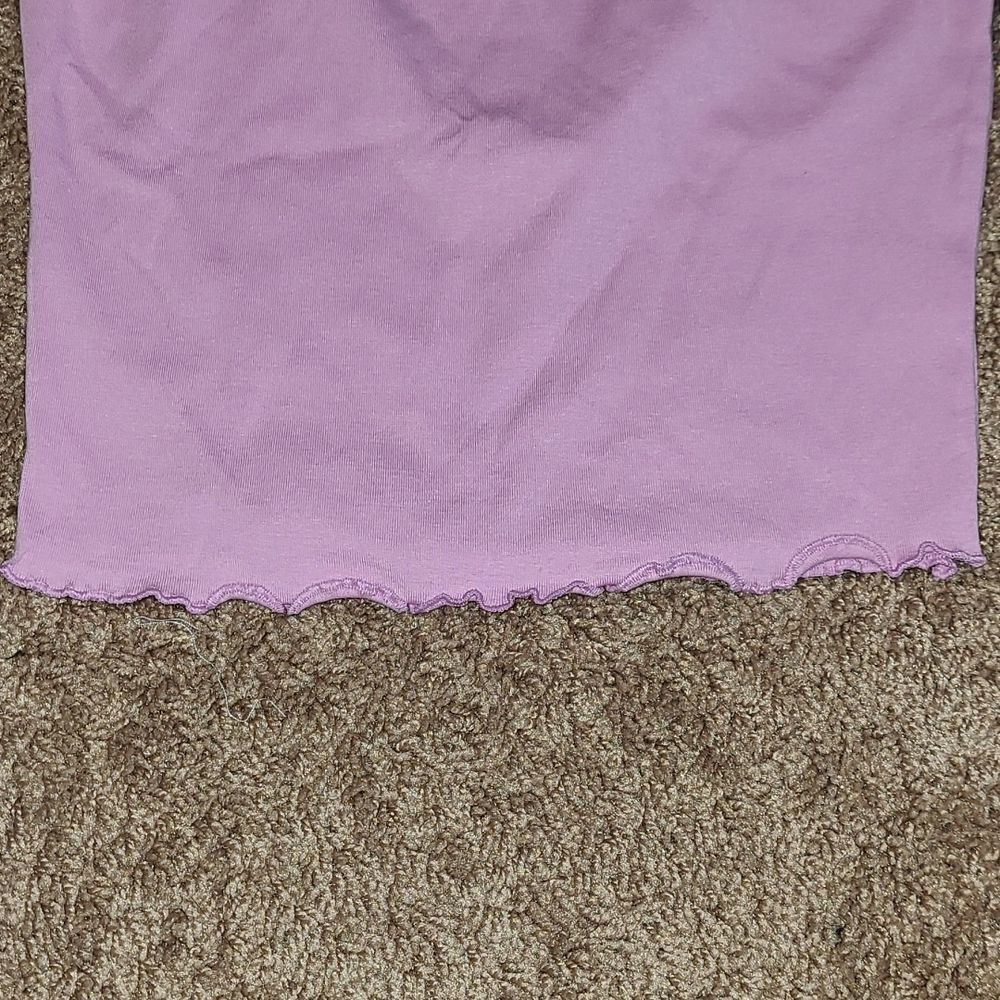 Bp Purple Tulip cropped top with ruffle detailing! - Picture 3 of 4